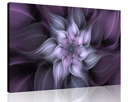 TutuBeer Purple Flower Oil Painting on Canvas