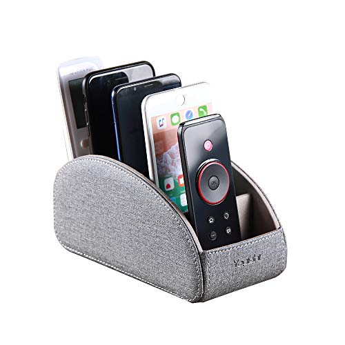 TV Remote Control Holder with 5 Compartments