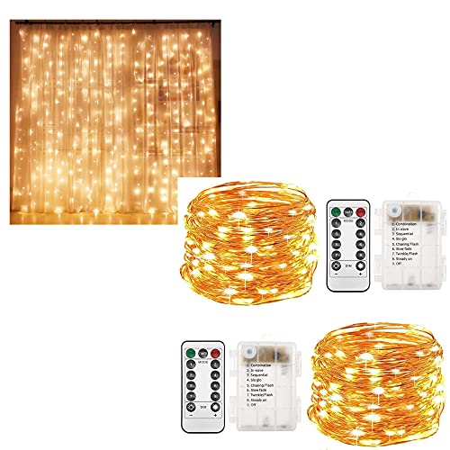 Twinkle Star 300 LED Curtain Lights