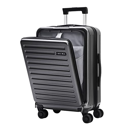 TydeCkare 20 Inch Luggage with Laptop Compartment