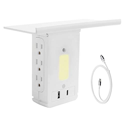 Type C PD Quick Charger Socket Wall Shelf Surge Protector