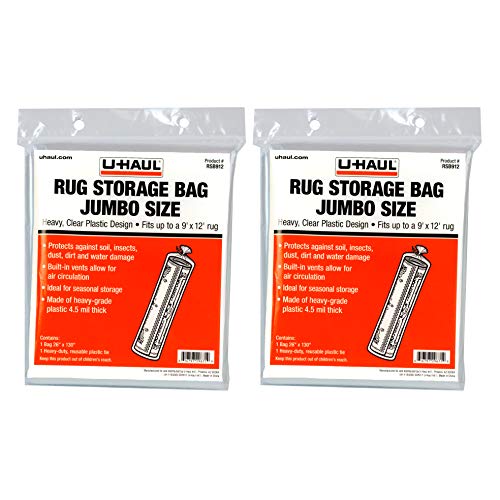U-Haul Jumbo Rug Storage Bags - Protect and Store Rugs Easily