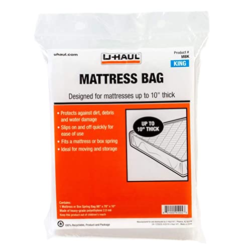 U-Haul King Mattress Bag – 96” x 78” x 10”