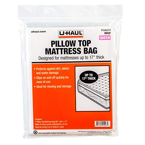 U-Haul Pillow Top Queen Mattress Bag – Moving & Storage Cover