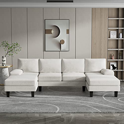 U-Shaped Modern Minimalist Fabric Modular Sofa