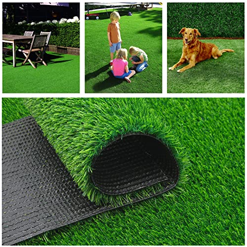 U'Artlines Green Artificial Grass Rug