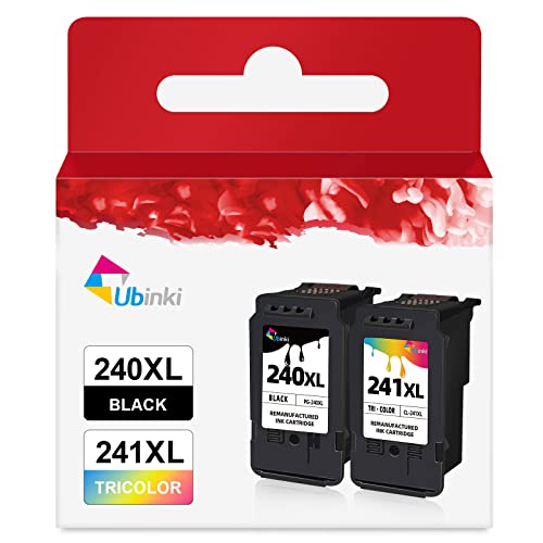 Ubinki 240XL 241XL Ink Cartridge Combo Pack