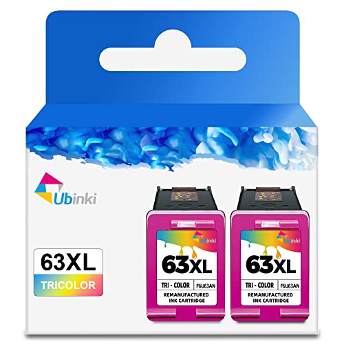 Ubinki 63XL Color Ink Cartridge 2-Pack