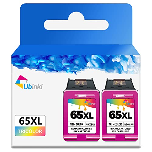 Ubinki 65XL Color Ink Cartridge Replacement for HP
