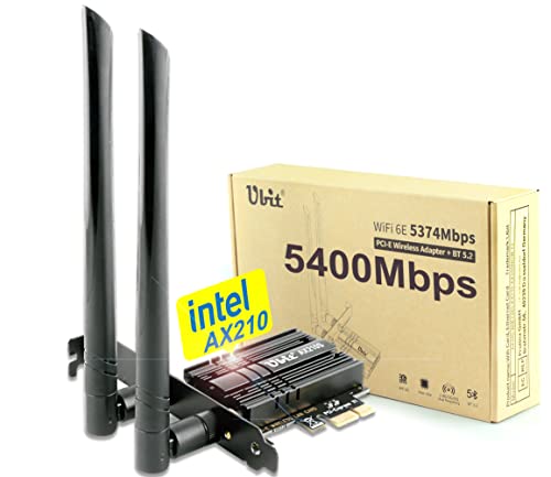 Ubit WiFi Card 6E 5400Mbps for Intel