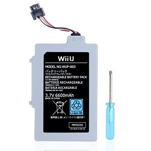 UCEC 6600mAh Wii U Gamepad Battery Replacement