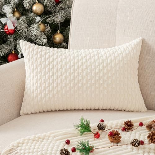 UGASA Soft Corduroy Decorative Pillow Cover