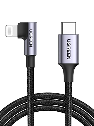 UGREEN 90 Degree USB C to Lightning Cable