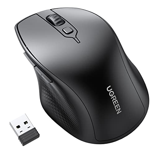 UGREEN Wireless Mouse with Bluetooth 5.0 and 2.4G Connectivity