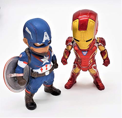 Ultimate Captain America and Iron Man Action Figure Set