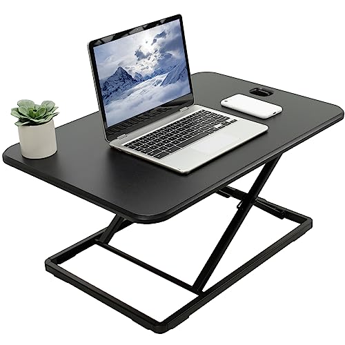 Ultra-Slim Height Adjustable Standing Desk Riser