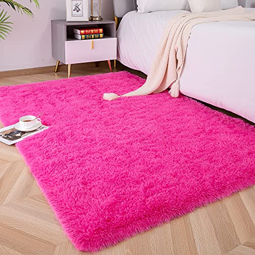 Ultra Soft Fluffy Area Rugs for Bedroom Kids Room