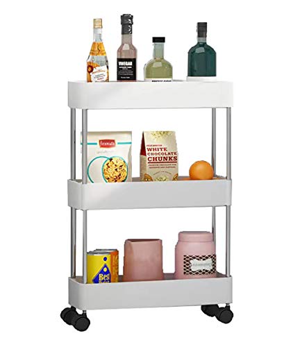 Ultra-Thin Storage Rack with Wheels