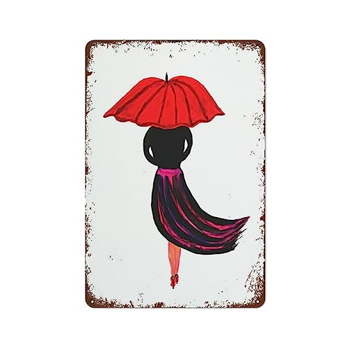 Umbrella Printable Watercolor Poster