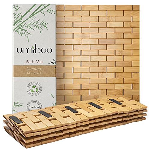 UmiBoo Bamboo Bath mat
