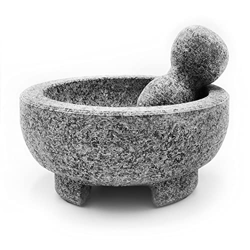 Umien™ Granite Mortar and Pestle Set - Authentic Guacamole Bowl