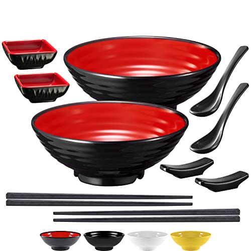 Unbreakable Ramen Bowl Set with Chopsticks and Spoon