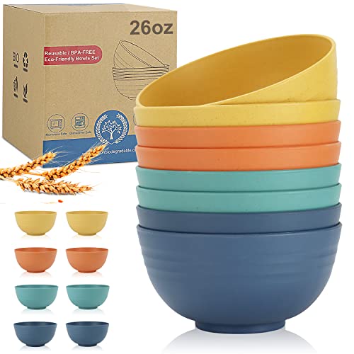 Unbreakable Wheat Straw Bowl Sets
