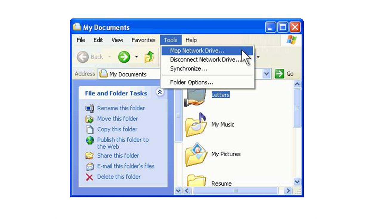 Understanding How To Map A Network Drive In Windows XP