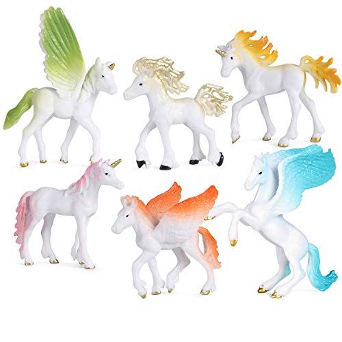 Unicorn Pegasus Figures Animal Toys Sets