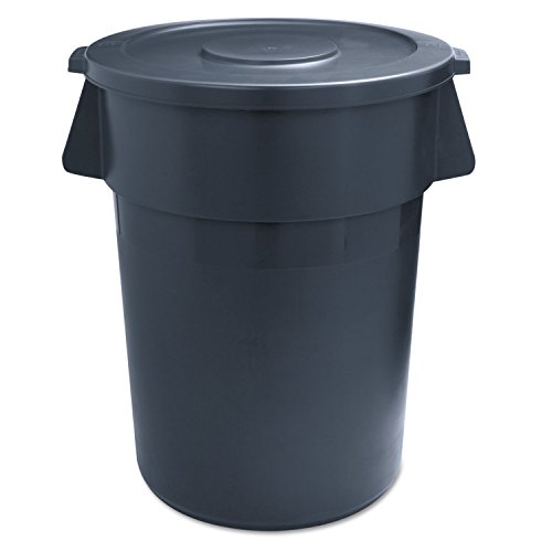 UNISAN 32GLWR GRA Round Waste Receptacle