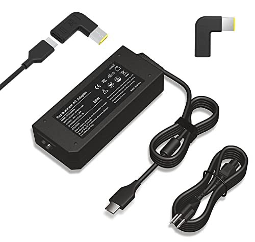 Universal 65W USB C (2 Tips) AC Adapter Laptop Charger