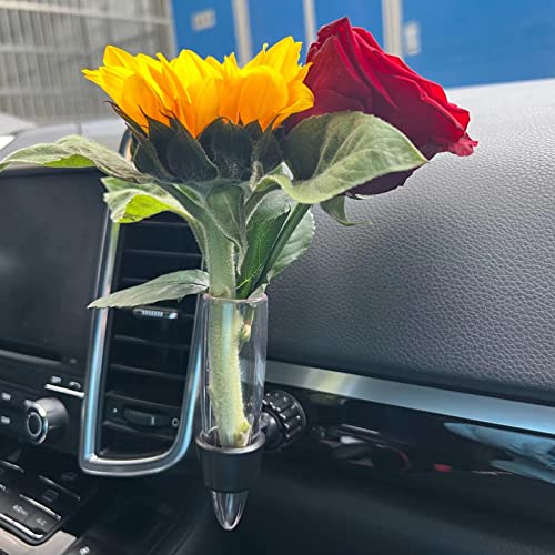 Universal Detachable Acrylic Car Flower Vase Holder