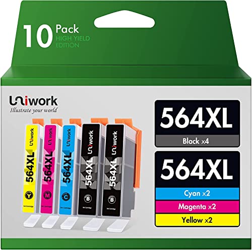 Uniwork Compatible Ink Cartridge Replacement - 10 Pack