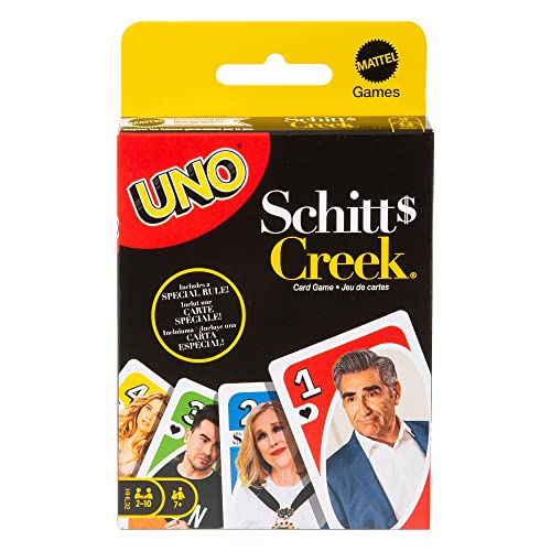 UNO Schitt's Creek Card Game for Teens & Adults for Family or Game Night with Special Rule for 2-10 Players