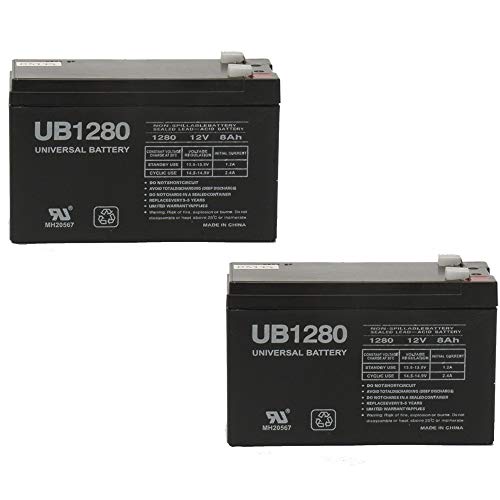 UPG 12V 8Ah Razor E325 Electric Scooter Battery - 2 Pack