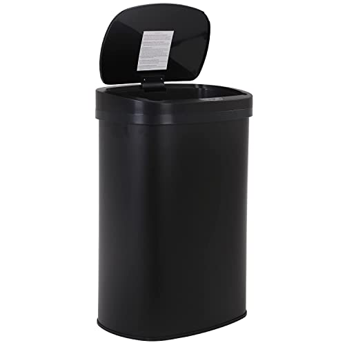 Upgrade Your Trash Disposal with the 13 Gallon Touch-Free Trash Can