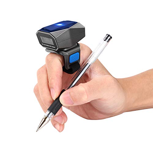 Upgraded Eyoyo 2D Ring Barcode Scanner Bluetooth