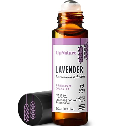 UpNature Lavender Essential Oil Roll on for Sleep, Stress Relief, & Relaxation