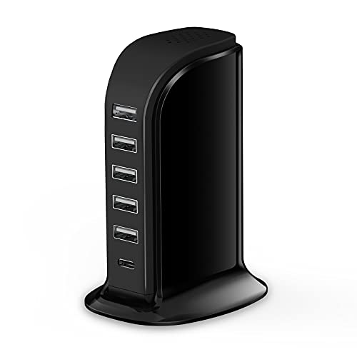 Upoy 6-in-1 USB Charger Block