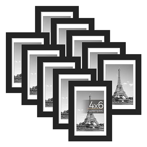 Upsimples 4x6 Picture Frame Set of 10