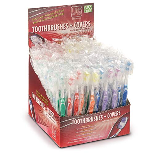 Urban Essentials Bulk Toothbrush Pack with Covers