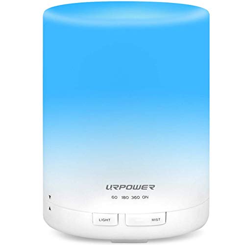 URPOWER Oil Diffuser with 7 Color Changing Lights