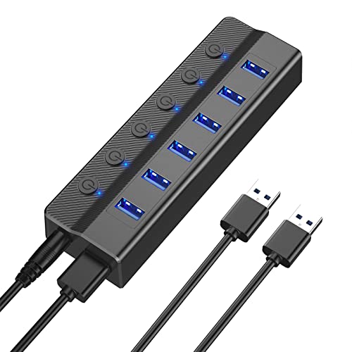 USB 3.0 Hub with Individual On/Off Switches