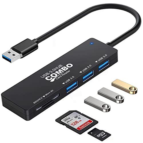 USB 3.0 Hub with SD/TF Card Reader