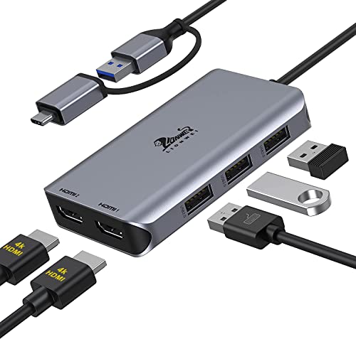 USB 3.0 to Dual HDMI Docking Station