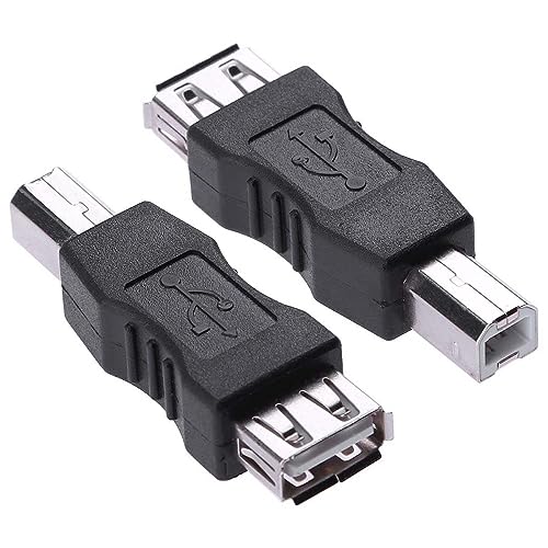 USB A to B Adapter 2-Pack