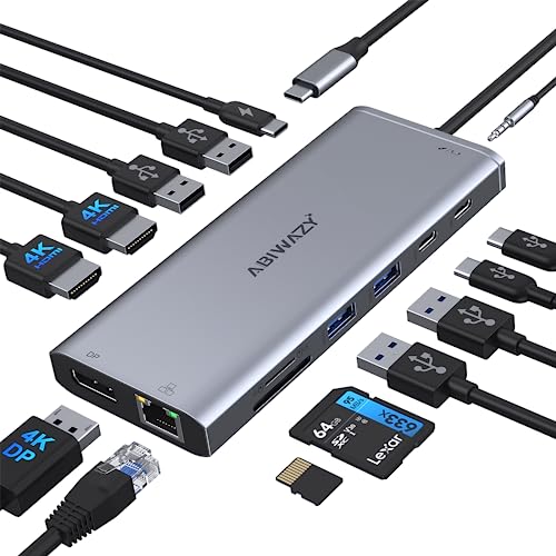 USB C Docking Station for Dual Monitor