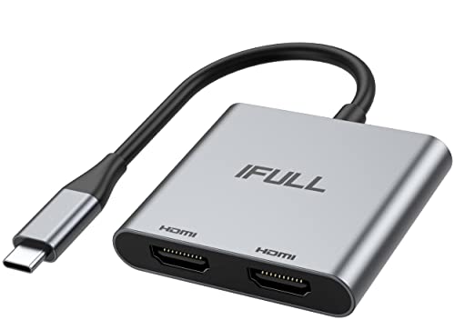 USB C Dual HDMI Adapter