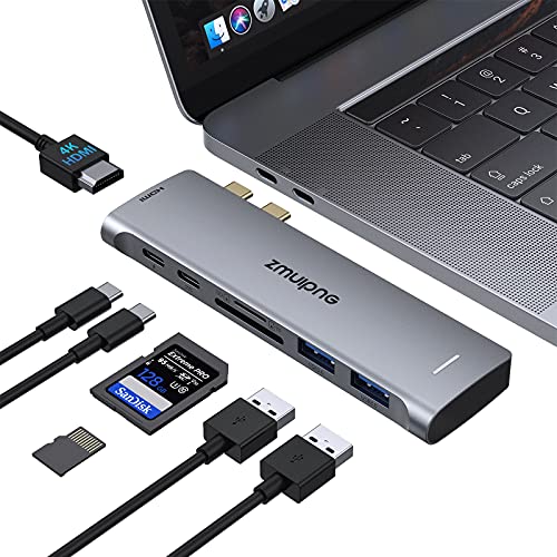 USB C Hub Adapter for MacBook Pro Air 2022 2021 2020 2019 Docking Station
