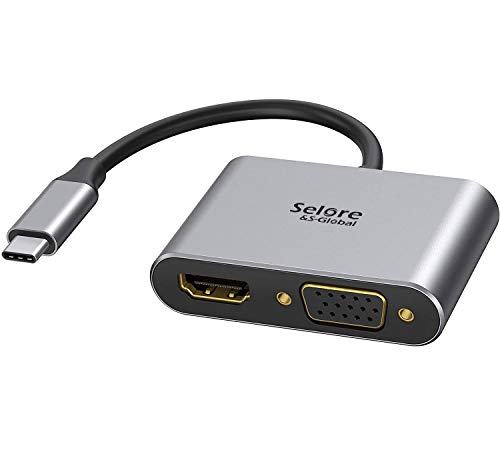 USB C to HDMI VGA Adapter